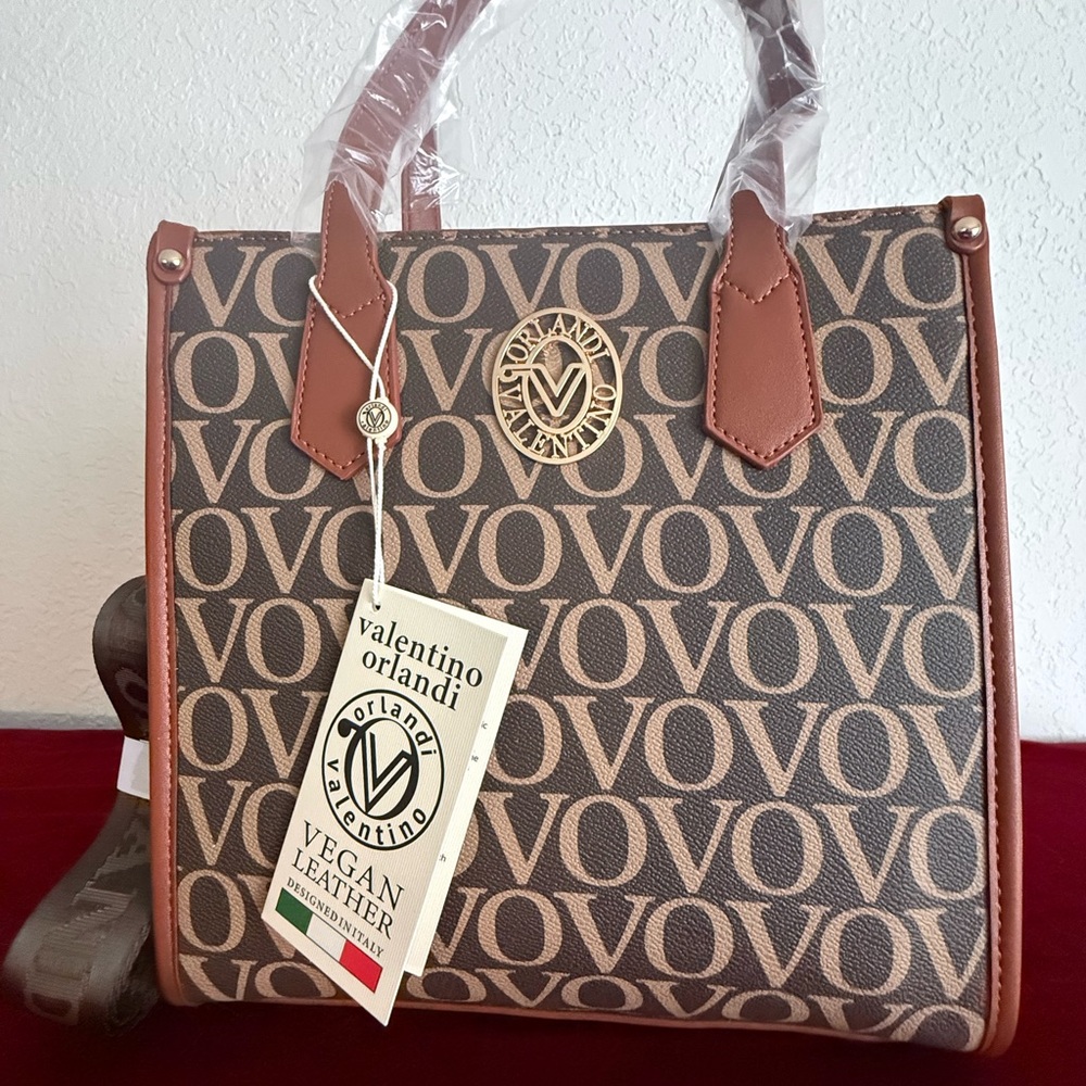 Valentino Orlandi Small Monogram Structured Tote — NWT - Picture 3 of 14